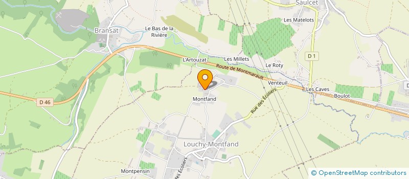 localisation de l'entreprise PRELUDIA  MOULINS