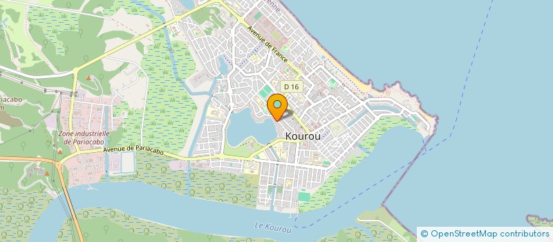 localisation de l'entreprise PRELYS VRD  KOUROU