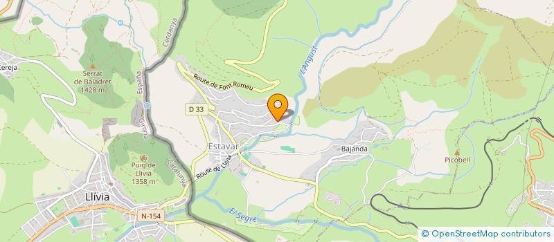 localisation de l'entreprise PREM 2005  SAILLAGOUSE