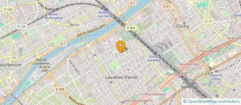 localisation de l'entreprise PREM'S MOTIVATION  LEVALLOIS-PERRET