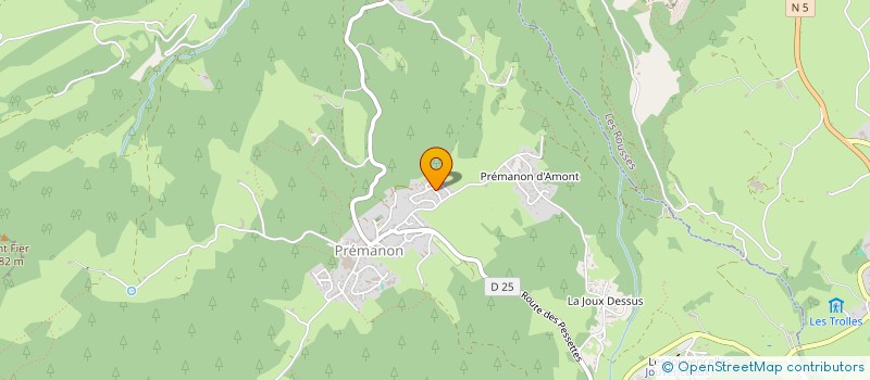 localisation de l'entreprise PREMANON  PREMANON