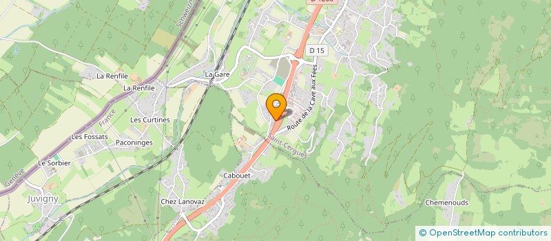 localisation de l'entreprise PREMAT AND CO  SAINT-CERGUES