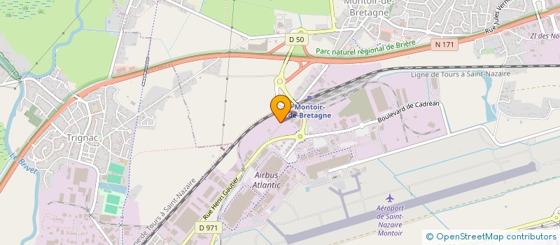 localisation de l'entreprise PREMATECH FORMATION à MONTOIR-DE-BRETAGNE