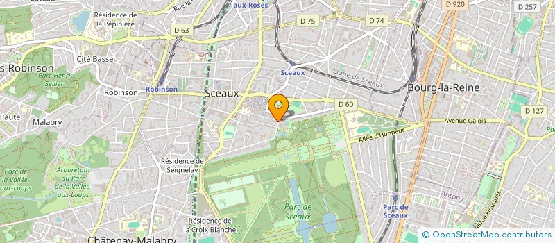 localisation de l'entreprise PREMATHEMATIQUES à SCEAUX
