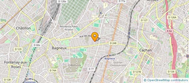 localisation de l'entreprise PREMC à BAGNEUX