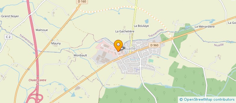 localisation de l'entreprise PREMECA.H.P. à NUAILLE
