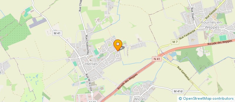 localisation de l'entreprise PREMESQUES POKER CLUB  HERLIES