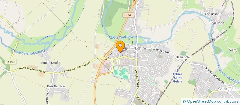 localisation de l'entreprise PREMIER ACTE à ECHIRE