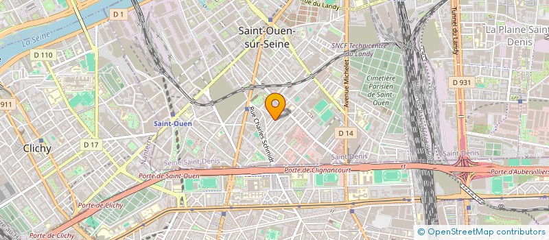 localisation de l'entreprise PREMIER BALCON à SAINT-OUEN-SUR-SEINE