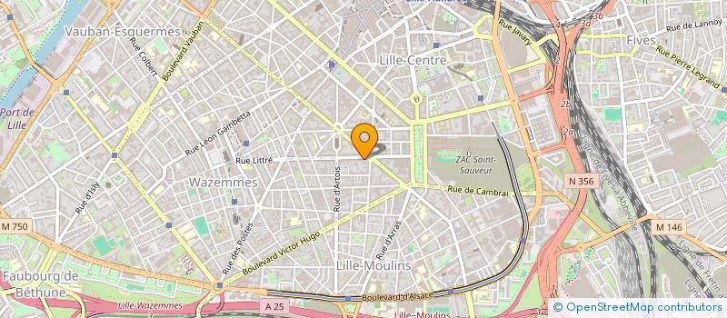 localisation de l'entreprise PREMIER CAFE à LILLE