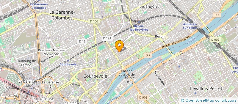 localisation de l'entreprise PREMIER CITE à COURBEVOIE