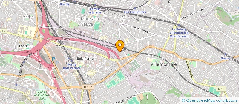 localisation de l'entreprise PREMIER FOOD SERVICE  VILLEMOMBLE