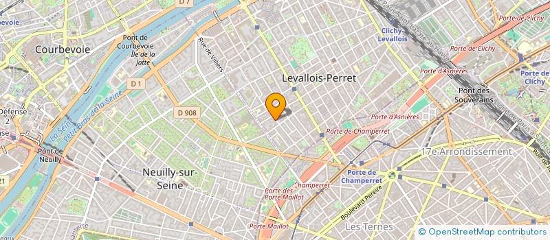 localisation de l'entreprise PREMIER JANVIER à LEVALLOIS-PERRET
