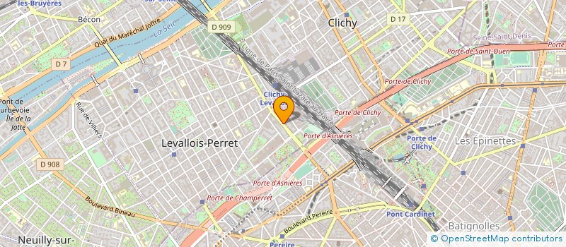 localisation de l'entreprise PREMIER LIMOUSINE à LEVALLOIS-PERRET