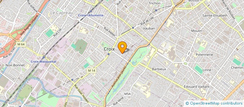 localisation de l'entreprise PREMIER PAS DE CREATIVITE à CROIX