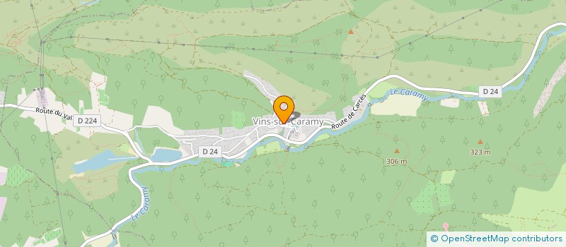 localisation de l'entreprise PREMIER PAS VERS LE SUD  LA CELLE