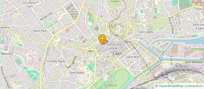 localisation de l'entreprise PREMIER RANG à CAEN