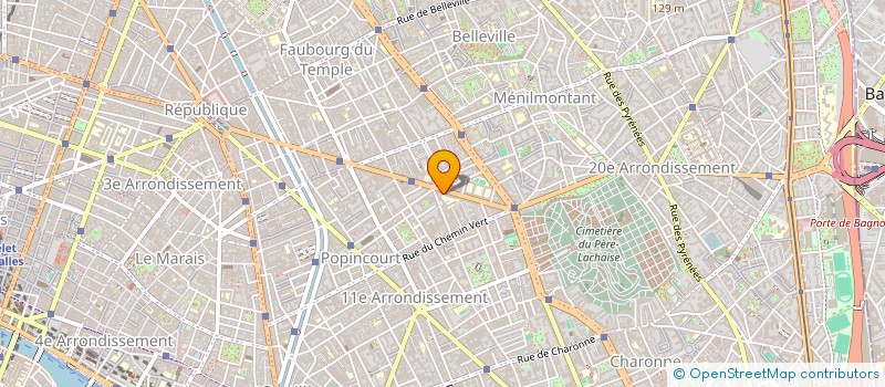 localisation de l'entreprise PREMIER RANG à PARIS