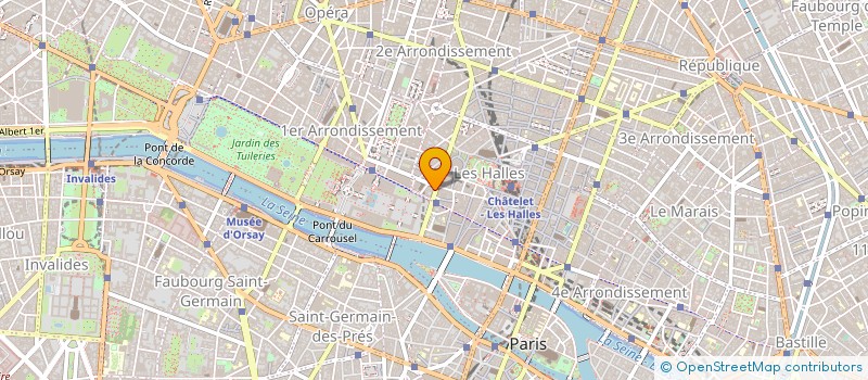 localisation de l'entreprise PREMIER SENS à PARIS