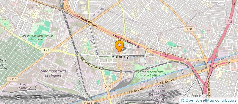 localisation de l'entreprise PREMIER SOUFFLE AMB ( PREMIER SOUFFLE )  BOBIGNY