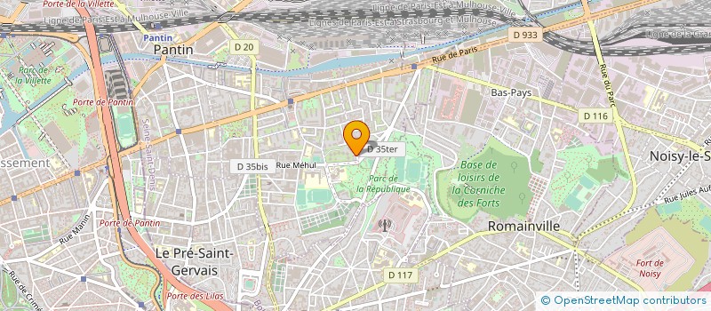localisation de l'entreprise PREMIER TRANSPORT à PANTIN