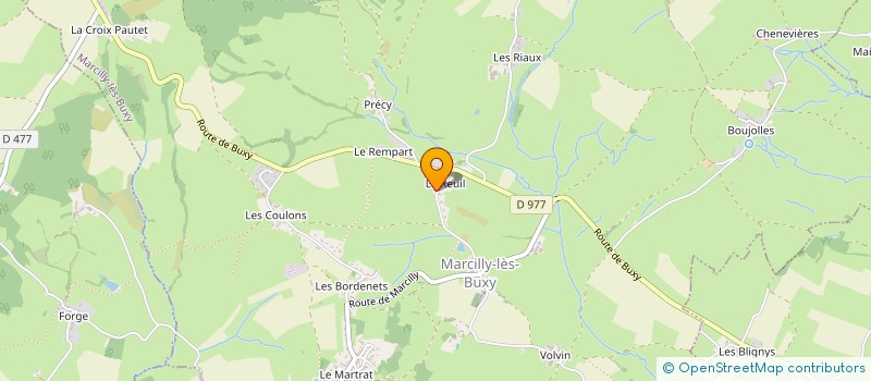 localisation de l'entreprise PREMIER VINTAGE SUPPLIER  BISSEY-SOUS-CRUCHAUD