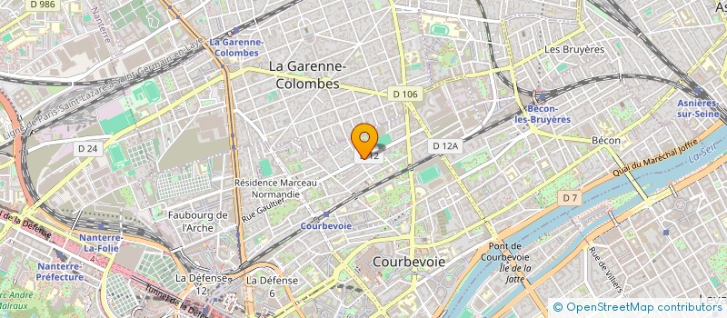 localisation de l'entreprise PREMIERE à COURBEVOIE