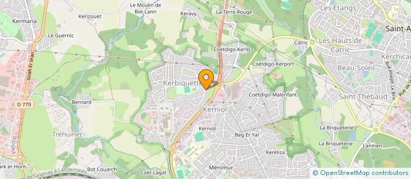 localisation de l'entreprise PREMIERE à VANNES