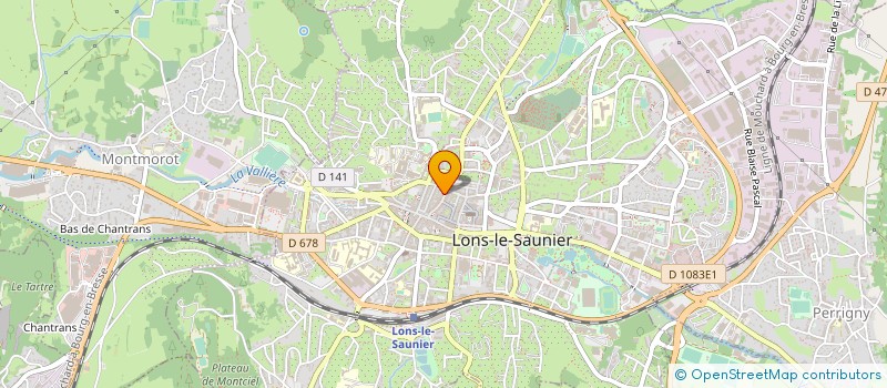 localisation de l'entreprise PREMIERE COMPAGNIE DES ARCHERS DE MONTCIEL à LONS-LE-SAUNIER