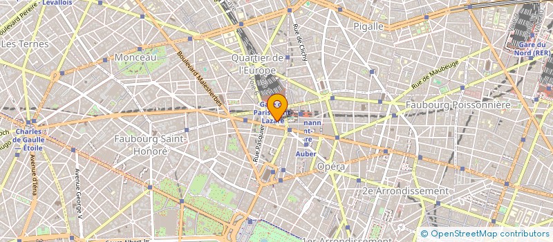 localisation de l'entreprise PREMIERE LOGE à PARIS