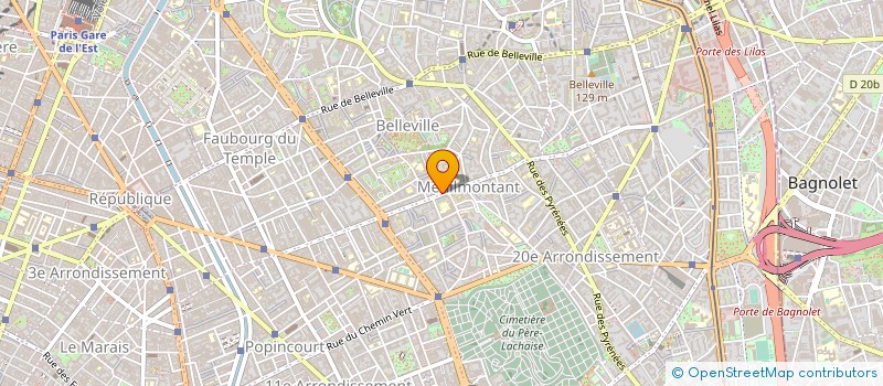 localisation de l'entreprise PREMIERE PARTIE  PARIS