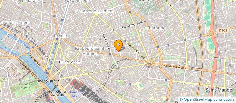 localisation de l'entreprise PREMIERE PULSATION  PARIS