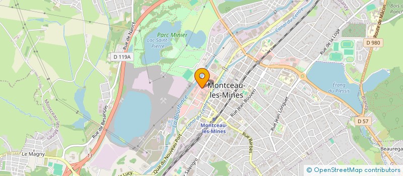 localisation de l'entreprise PREMIERE SECURITE INTER SERC PRIVEE  MONTCEAU LES MINES