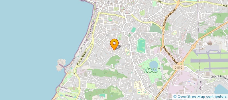 localisation de l'entreprise PREMIERES BALLLES à BIARRITZ