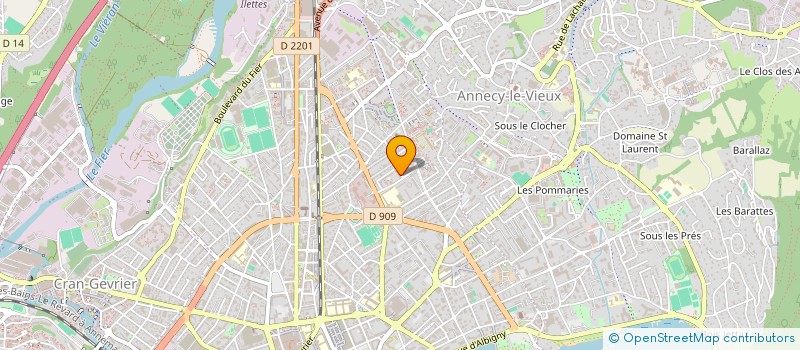 localisation de l'entreprise PREMIERES CIMES à ANNECY