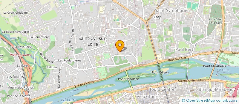 localisation de l'entreprise PREMIERES TERRES  SAINT-CYR-SUR-LOIRE