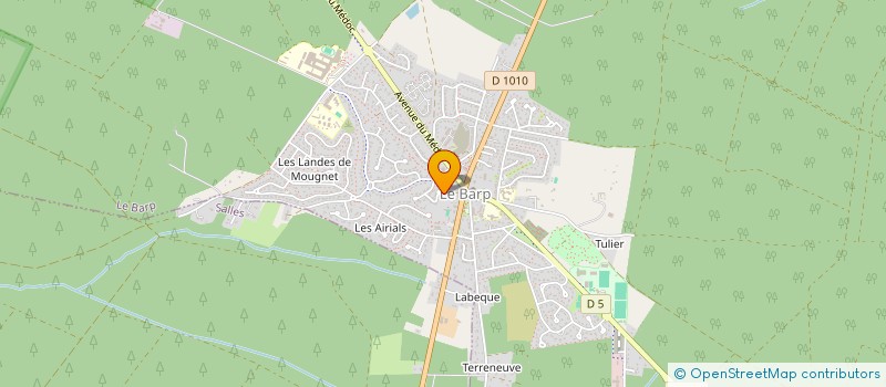 localisation de l'entreprise PREMIERS ARRIVES à LE BARP