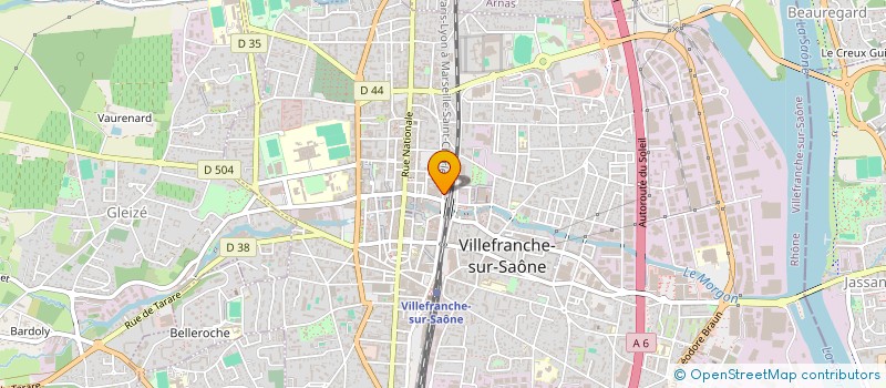 localisation de l'entreprise PREMIERS DE CORDEE à VILLEFRANCHE-SUR-SAONE