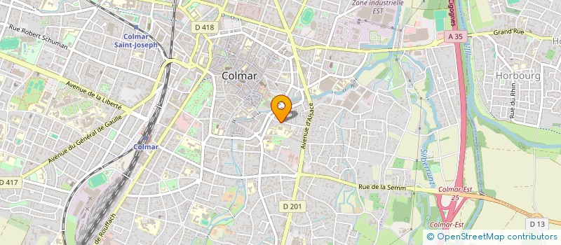 localisation de l'entreprise PREMIERS DE CORDEE  COLMAR