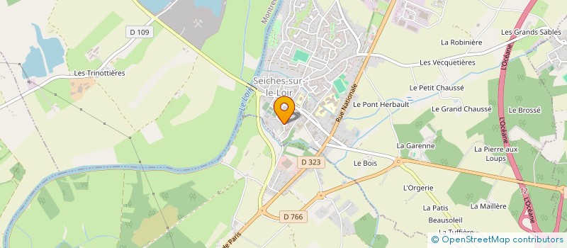 localisation de l'entreprise PREMIERS PAS  SEICHES-SUR-LE-LOIR