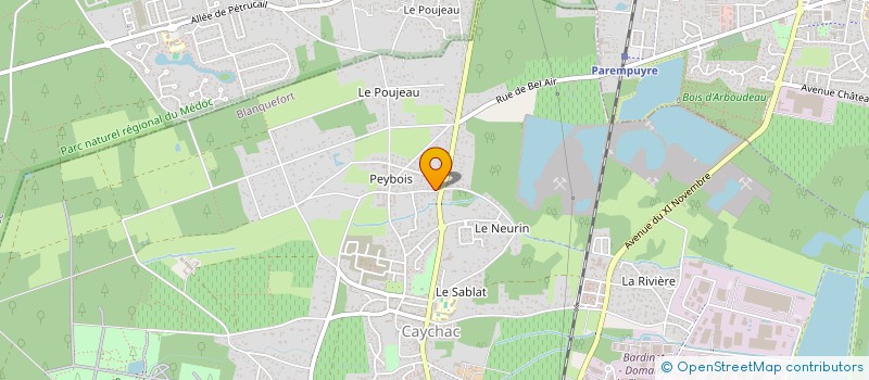 localisation de l'entreprise PREMIERS PAS MICRO-CRECHES à BLANQUEFORT