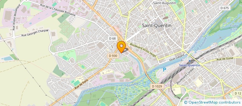 localisation de l'entreprise PREMIERS SECOURS SOCIO PSYCHOLOGIQUE à SAINT-QUENTIN