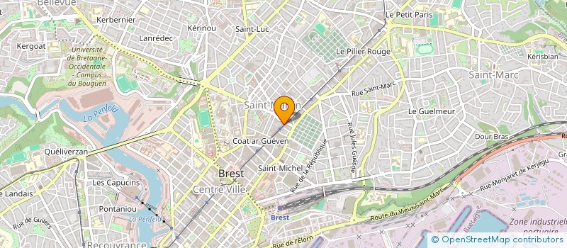 localisation de l'entreprise PREMIHAIR à BREST