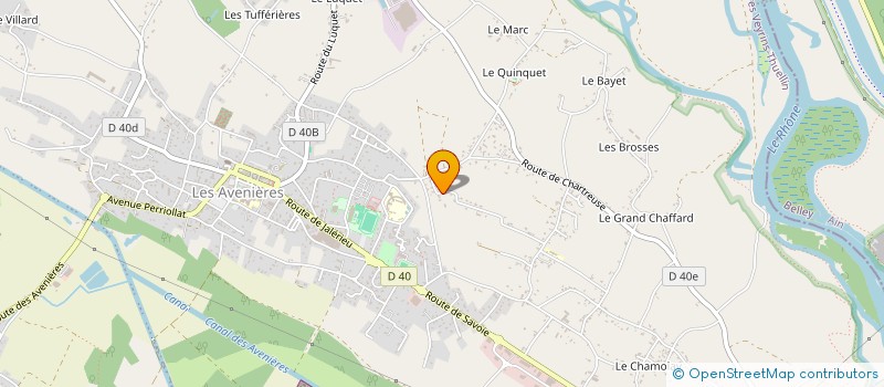 localisation de l'entreprise PREMILLIEUX  LES AVENIERES VEYRINS-THUELLIN