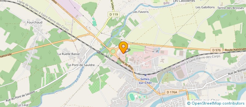 localisation de l'entreprise PREMINOR  SELLES SUR CHER