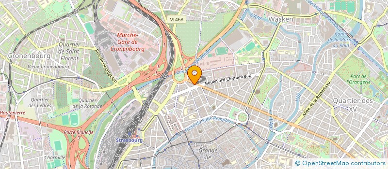 localisation de l'entreprise PREMIO TERTIAIRE à STRASBOURG
