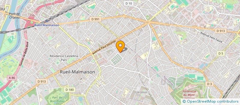 localisation de l'entreprise PREMIUM à RUEIL-MALMAISON