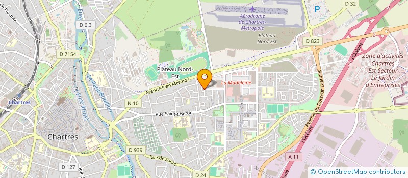 localisation de l'entreprise PREMIUM à CHARTRES
