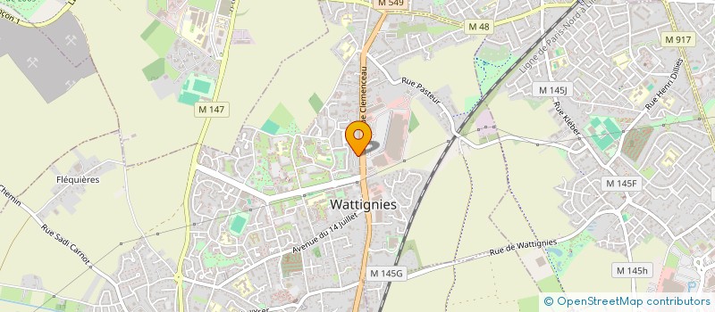 localisation de l'entreprise PREMIUM  WATTIGNIES