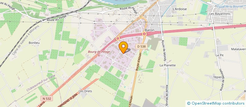 localisation de l'entreprise PREMIUM à BOURG-DE-PEAGE
